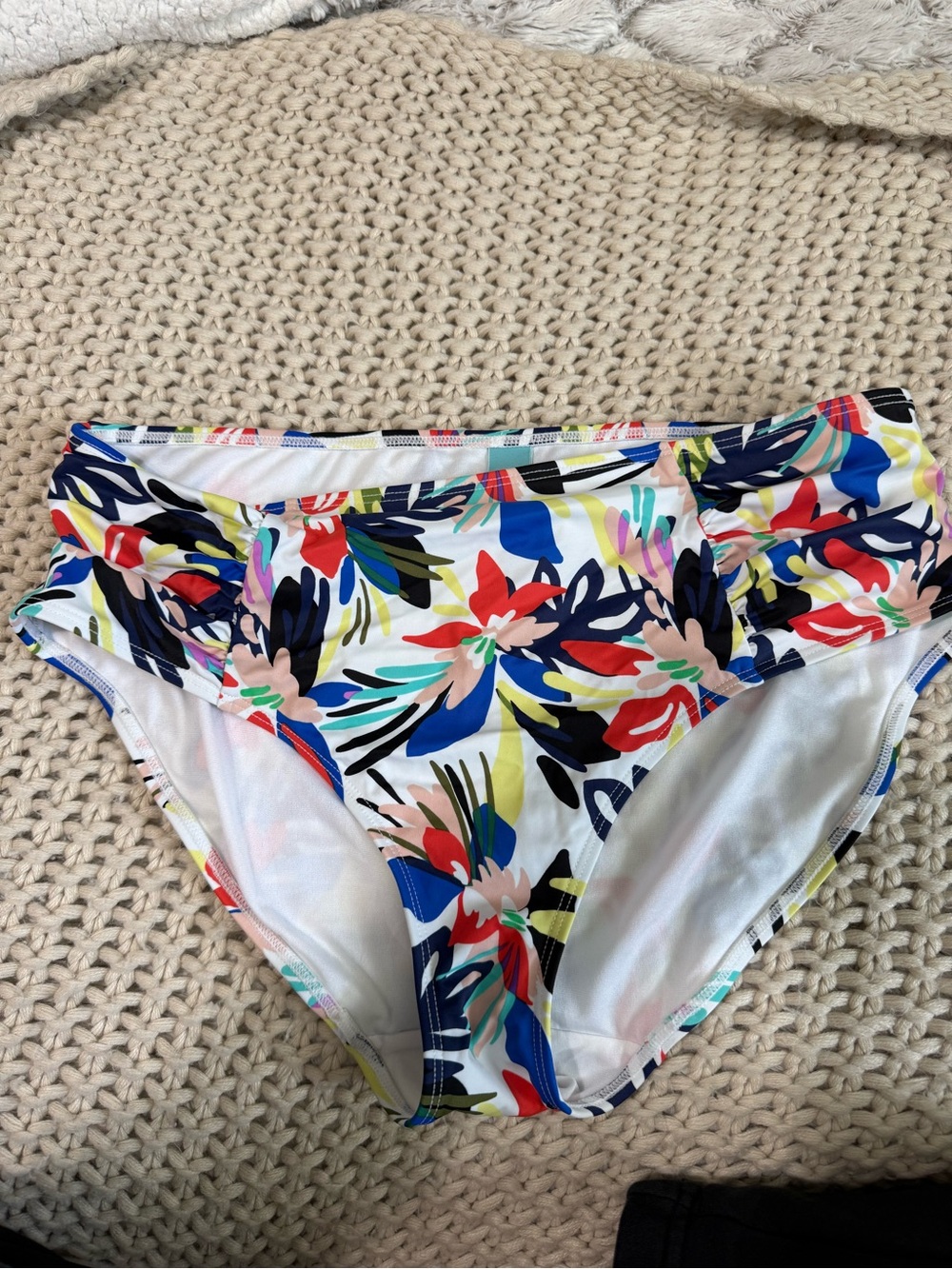 Panache Women’s Floral High-Waist Swim Bottoms - Multicolor